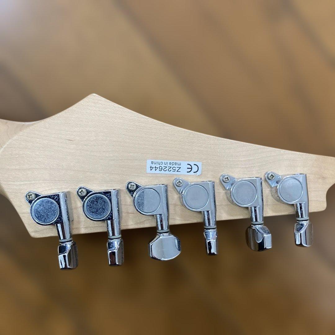 Ibanezレッド エレキギター クォーターソン・メイプル