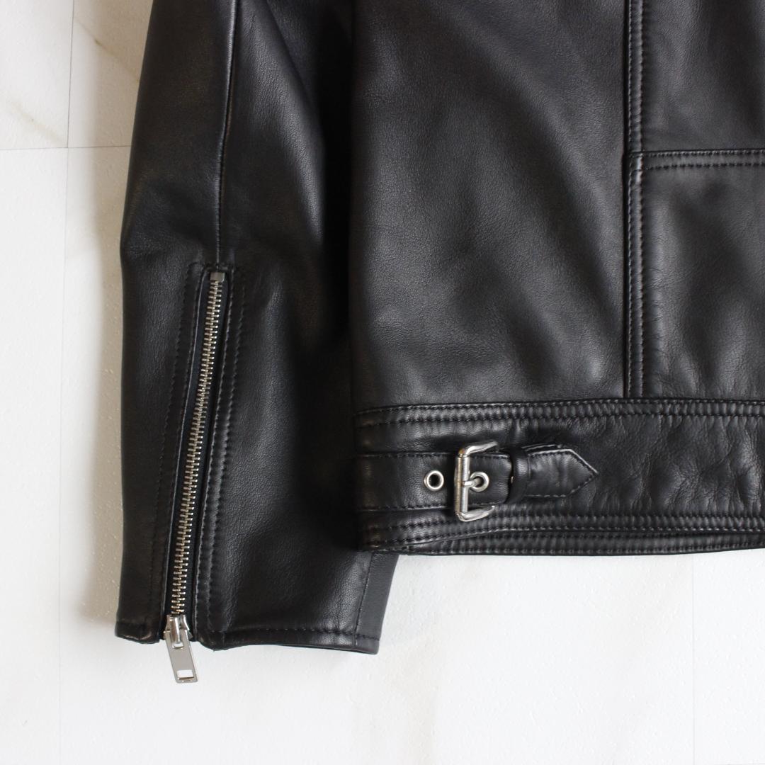 【新品未使用】DIESEL シープスキン XXL レザージャケット ブラック