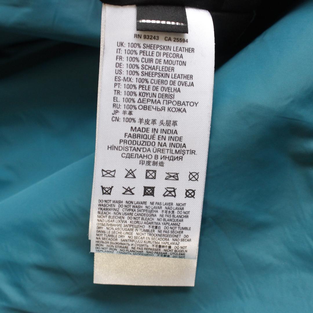 【新品未使用】DIESEL シープスキン XXL レザージャケット ブラック