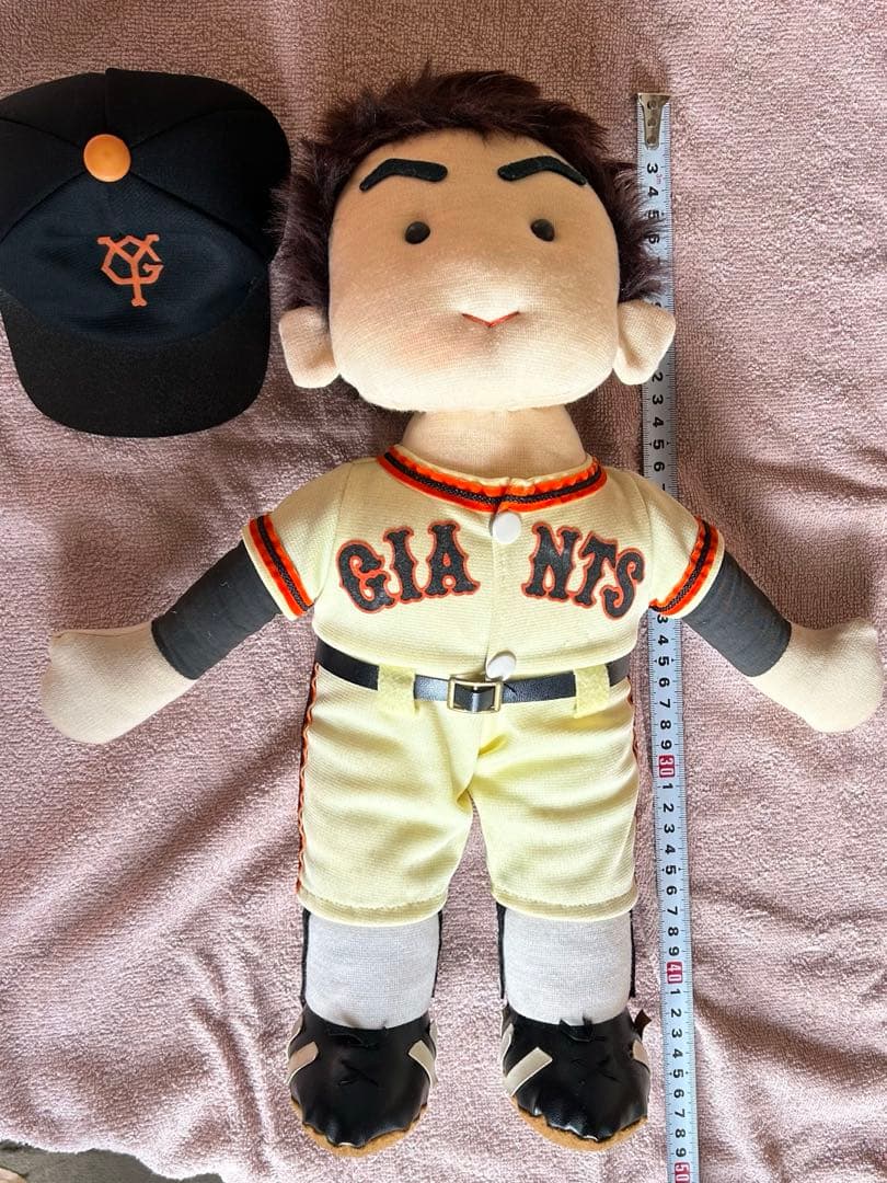 昭和レトロ 読売ジャイアンツ ぬいぐるみ人形 約48cm｜通販品｜当時物