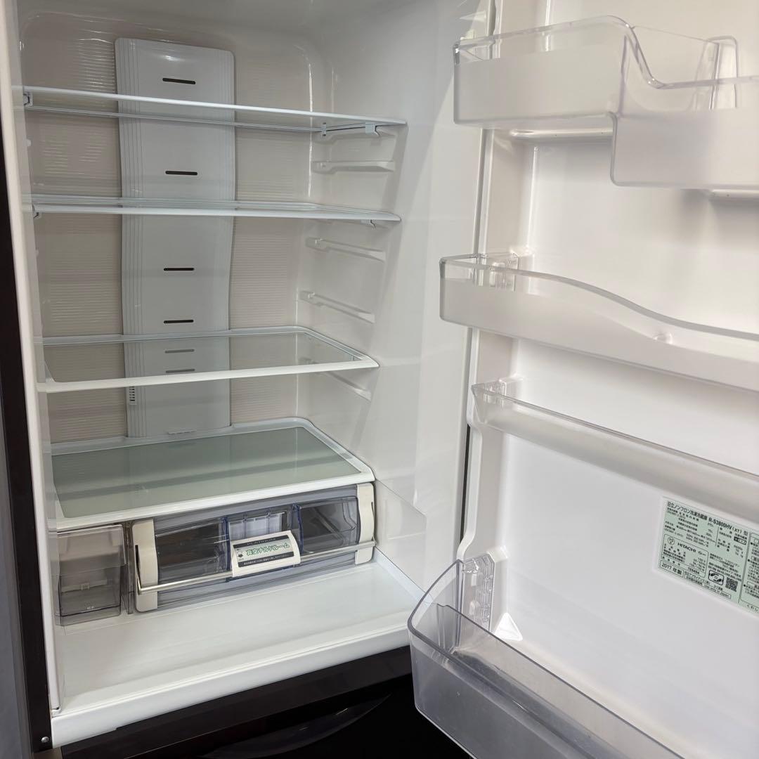 36⭕️冷蔵庫　日立　大型　300-400ℓ　安い　綺麗　右開き　真チル　設置無料