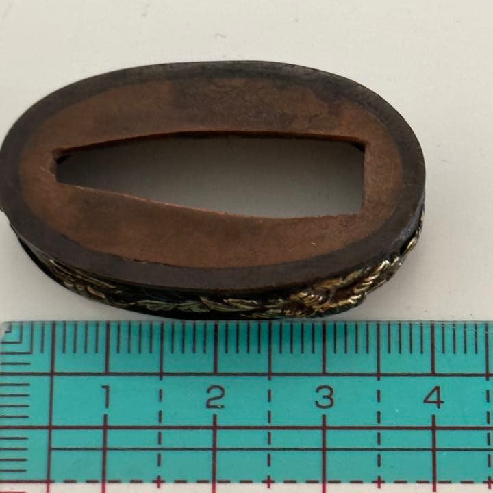 短刀拵え ⭐︎ 柄頭　唐獅子と牡丹　小脇差し