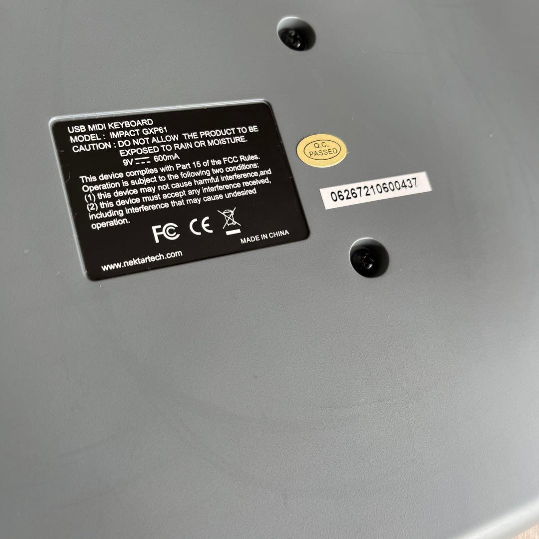NEKTAR IMPACT GXP61 MIDIキーボード 61鍵