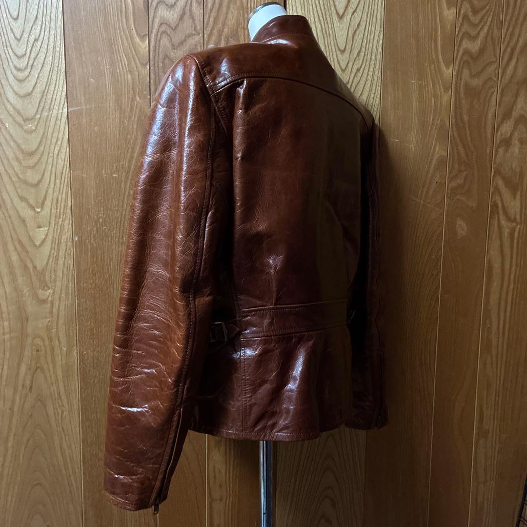 Y2レザー日本製♡馬革　高級　高品質　メンズ　革ジャン　本革ジャケット