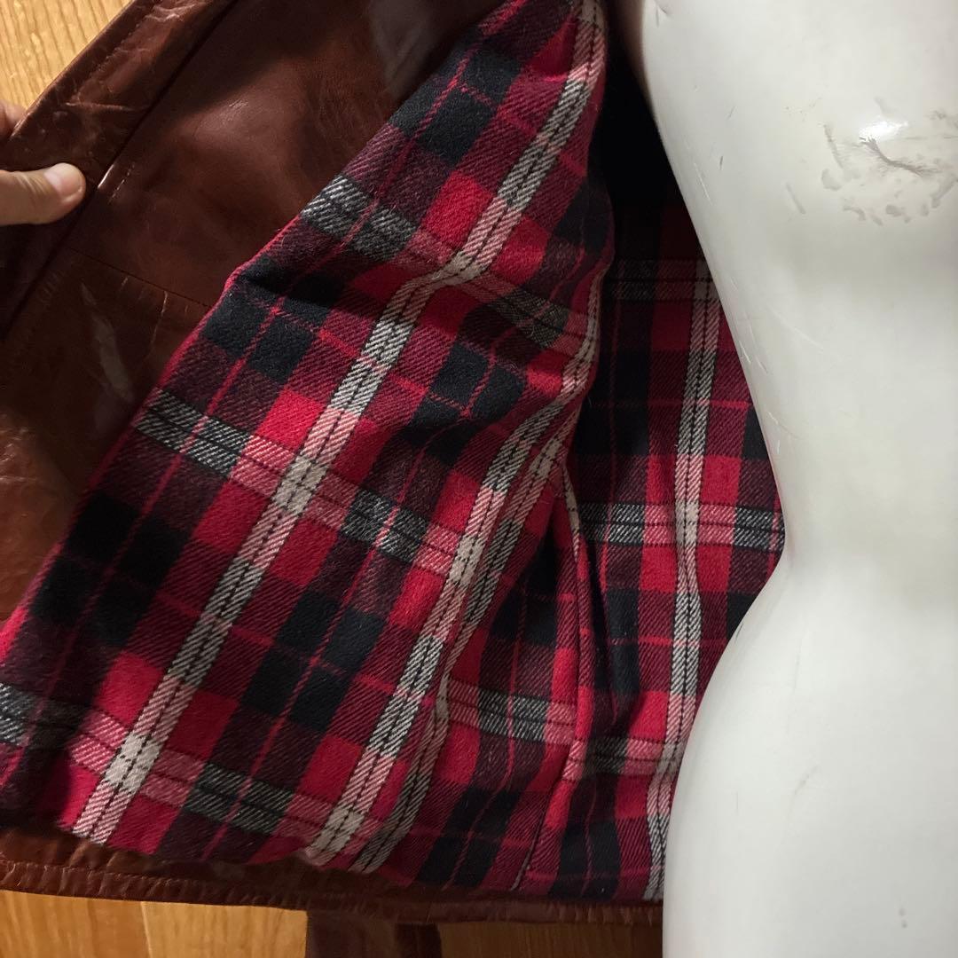 Y2レザー日本製♡馬革　高級　高品質　メンズ　革ジャン　本革ジャケット