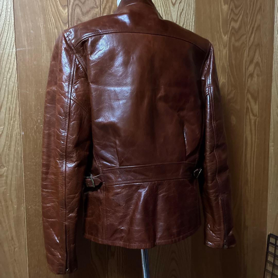 Y2レザー日本製♡馬革　高級　高品質　メンズ　革ジャン　本革ジャケット