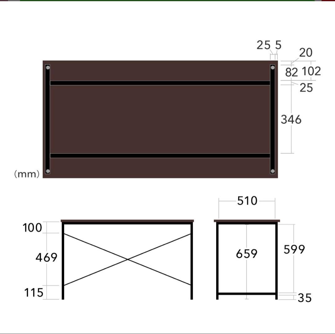 サンワダイレクト　ホワイト パソコンデスク シンプル