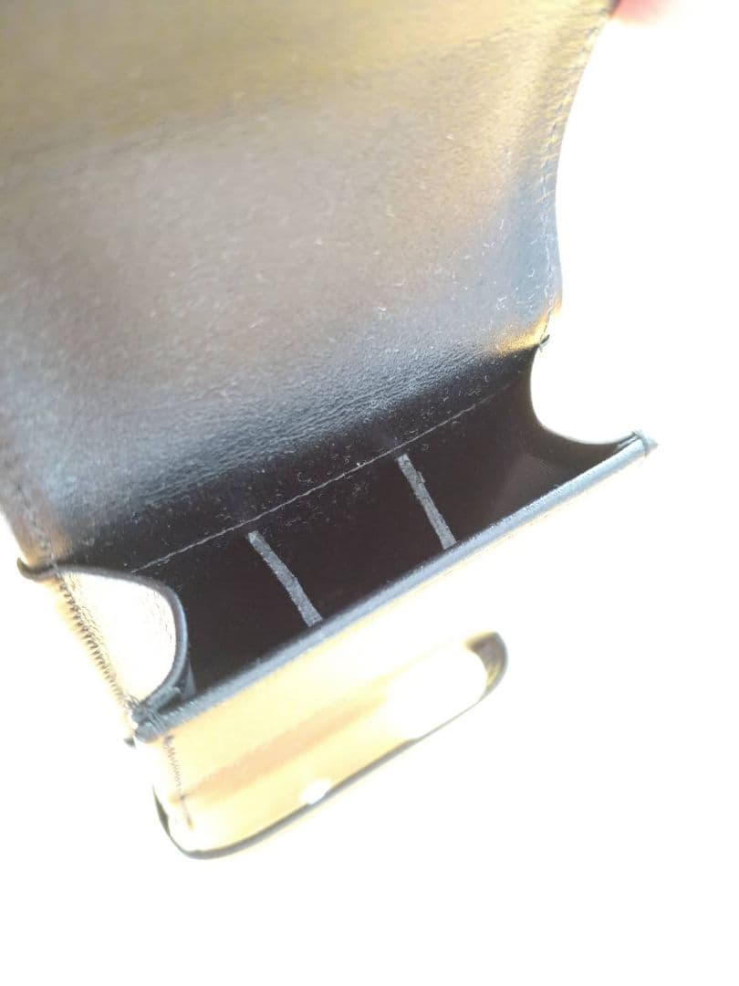 値下げ中☆新品未使用☆【モンブラン】レザーポーチ（ペンケース）３本用