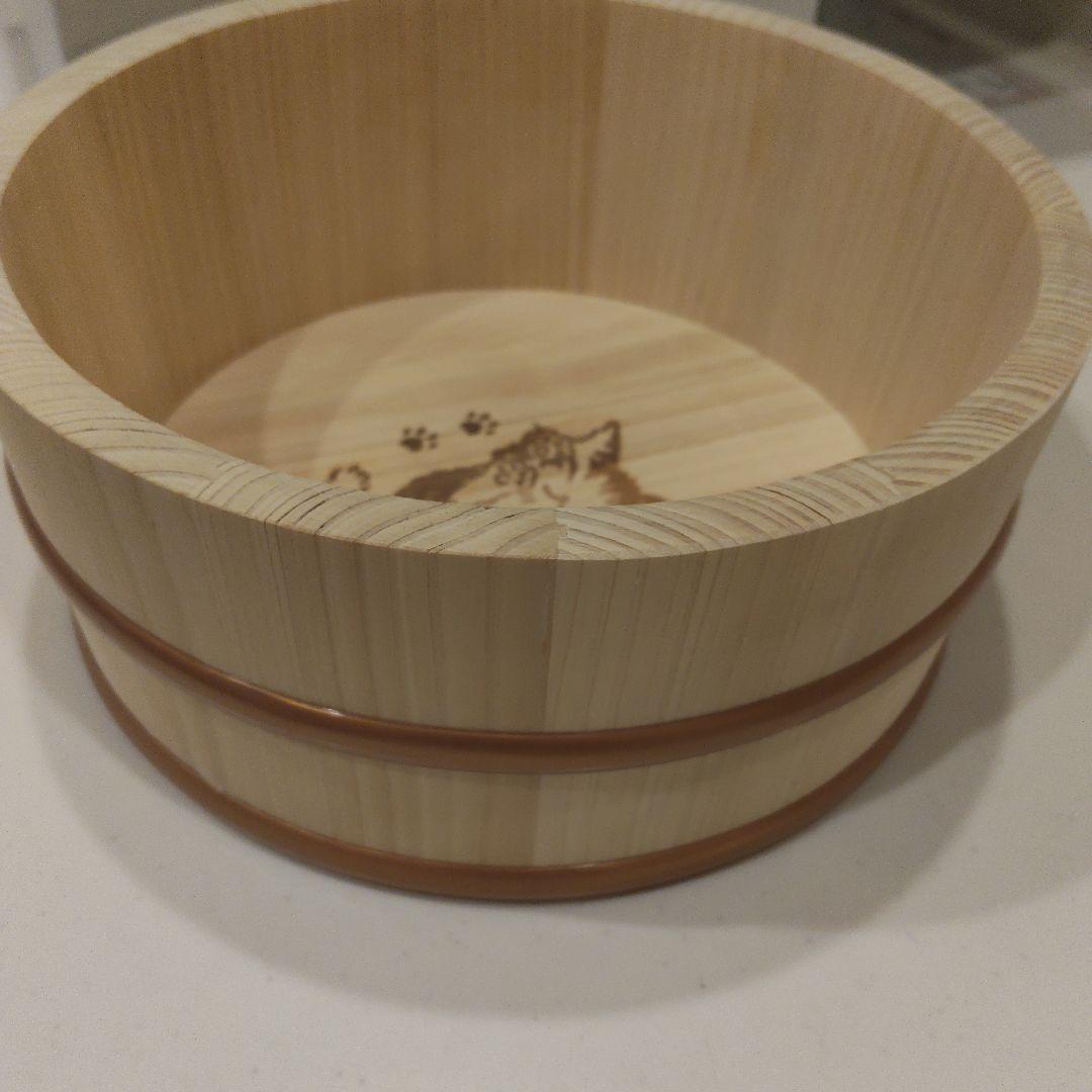 わちふぃーるど 猫のダヤン ヒノキ湯桶