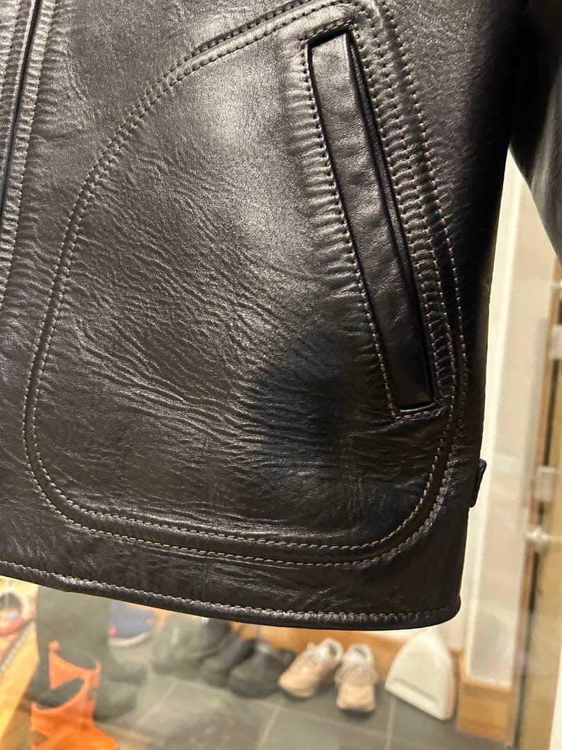 ワイツーレザー　レザー　スポーツジャケット　ライダース　エコホース　ホースハイド