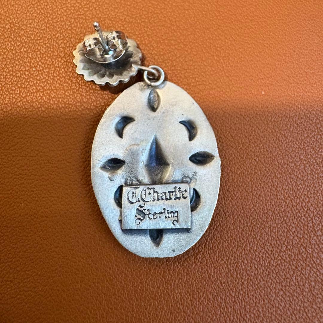 Navajo ”T. Charlle\" ナバホ族シルバーピアス
