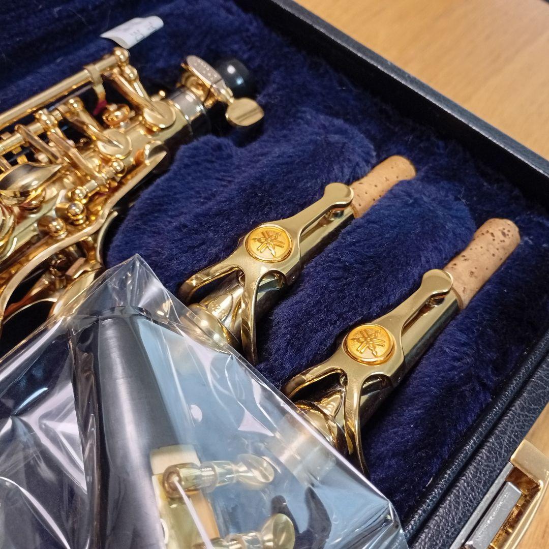 ②【麗音良品】YAMAHA YSS-875EX 純正ケース等完備ソプラノサックス