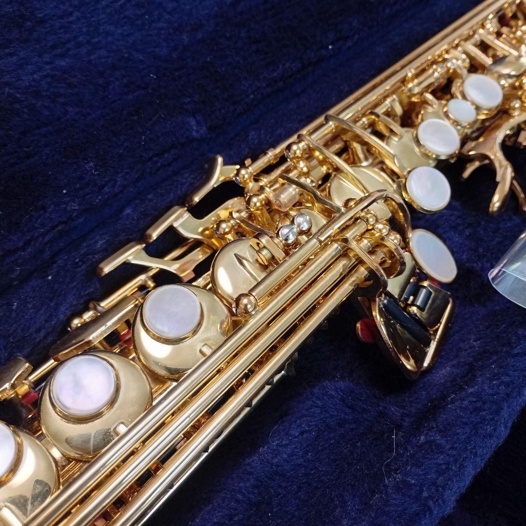 ②【麗音良品】YAMAHA YSS-875EX 純正ケース等完備ソプラノサックス