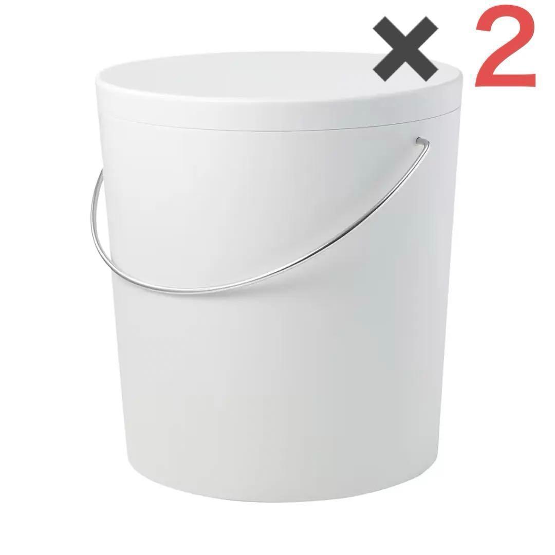 【無印良品】未使用　ポリプロピレンスツール　幅39　奥行36　高さ39cm　2点