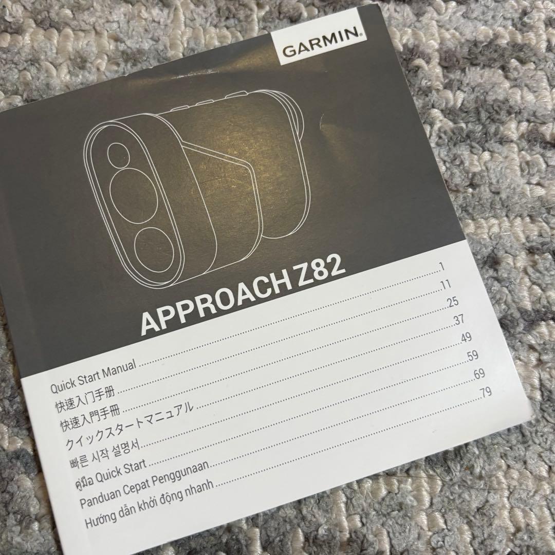 【試用１度のみ】GARMIN APPROACH Z82 ゴルフ用距離計
