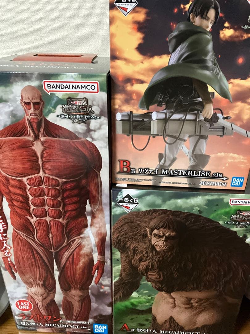 最安値　新品　進撃の巨人　一番くじ　全賞コンプセット A賞 B賞 ラストワン