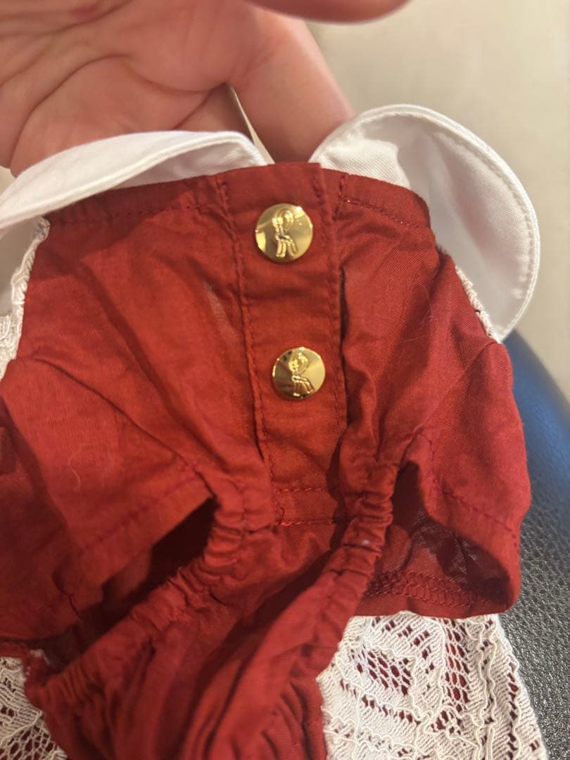 犬用ドレス 赤と青 2着セット