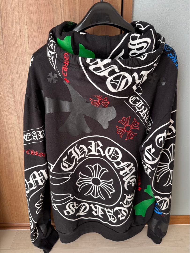 【希少✨️美品】Chrome Hearts マルチカラーパーカー Mサイズ