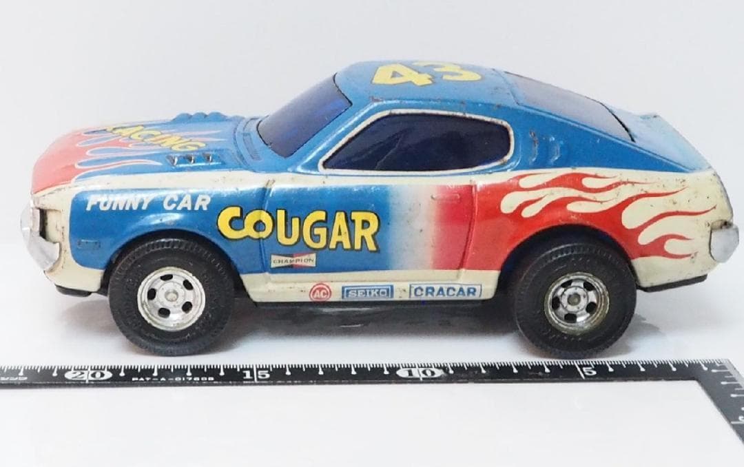 米澤【トヨタ セリカ レーシング フリクション 】当時物ブリキ製 自動車【箱無】