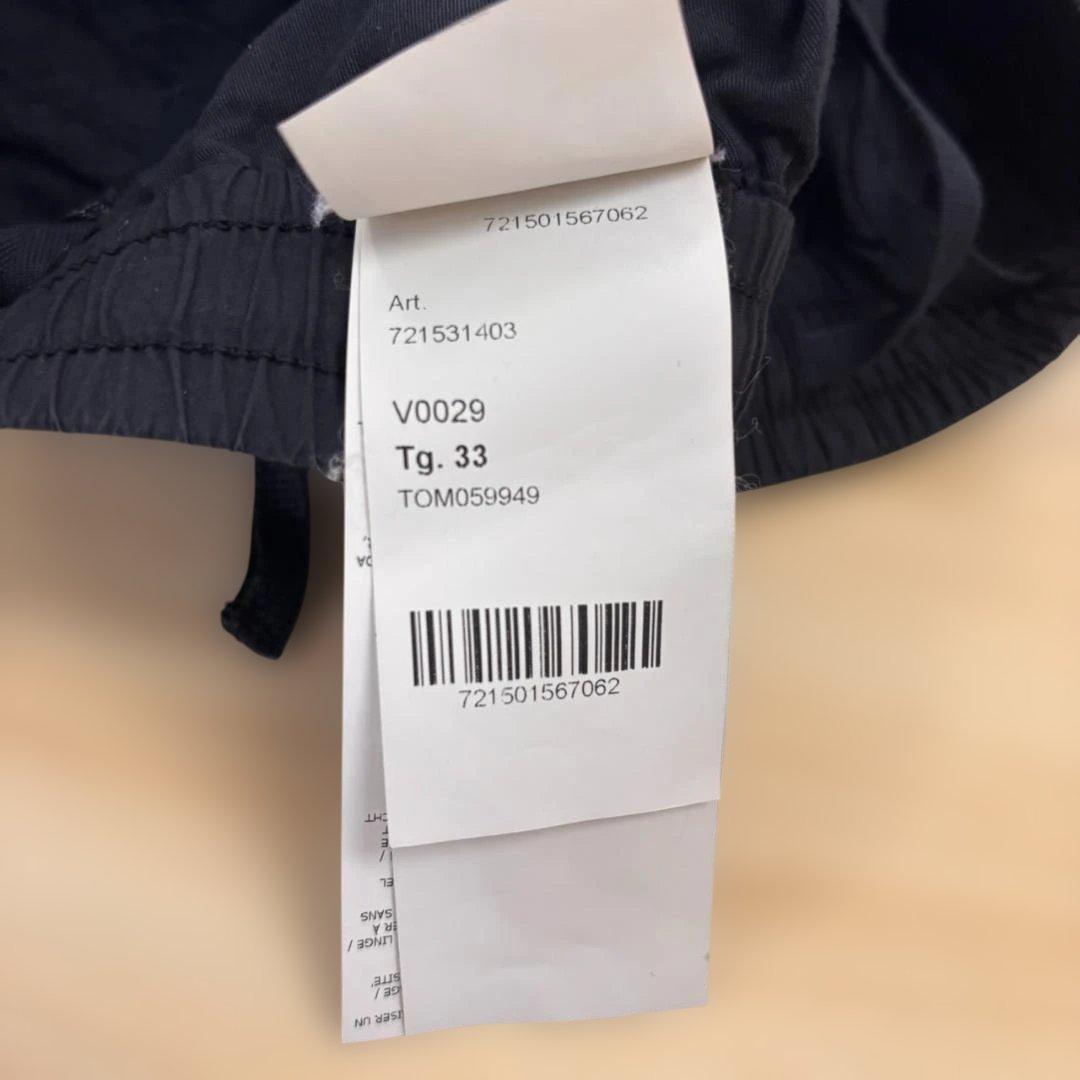 ストーンアイランド ブラックカーゴパンツ W33