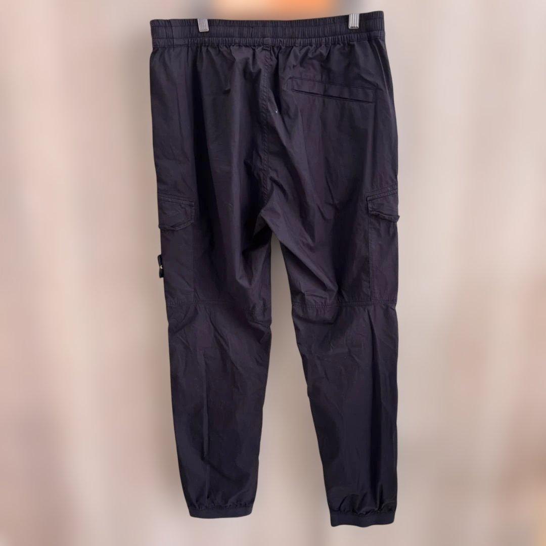 ストーンアイランド ブラックカーゴパンツ W33