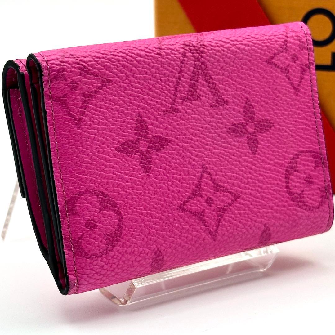 【極美品】ルイヴィトン タイガラマ ディスカバリー コンパクト 希少 ピンク