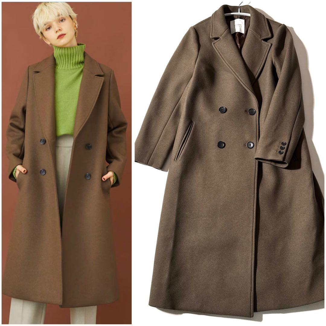 STUDIOUS ロングコート ウール チェスターコート カシミヤ