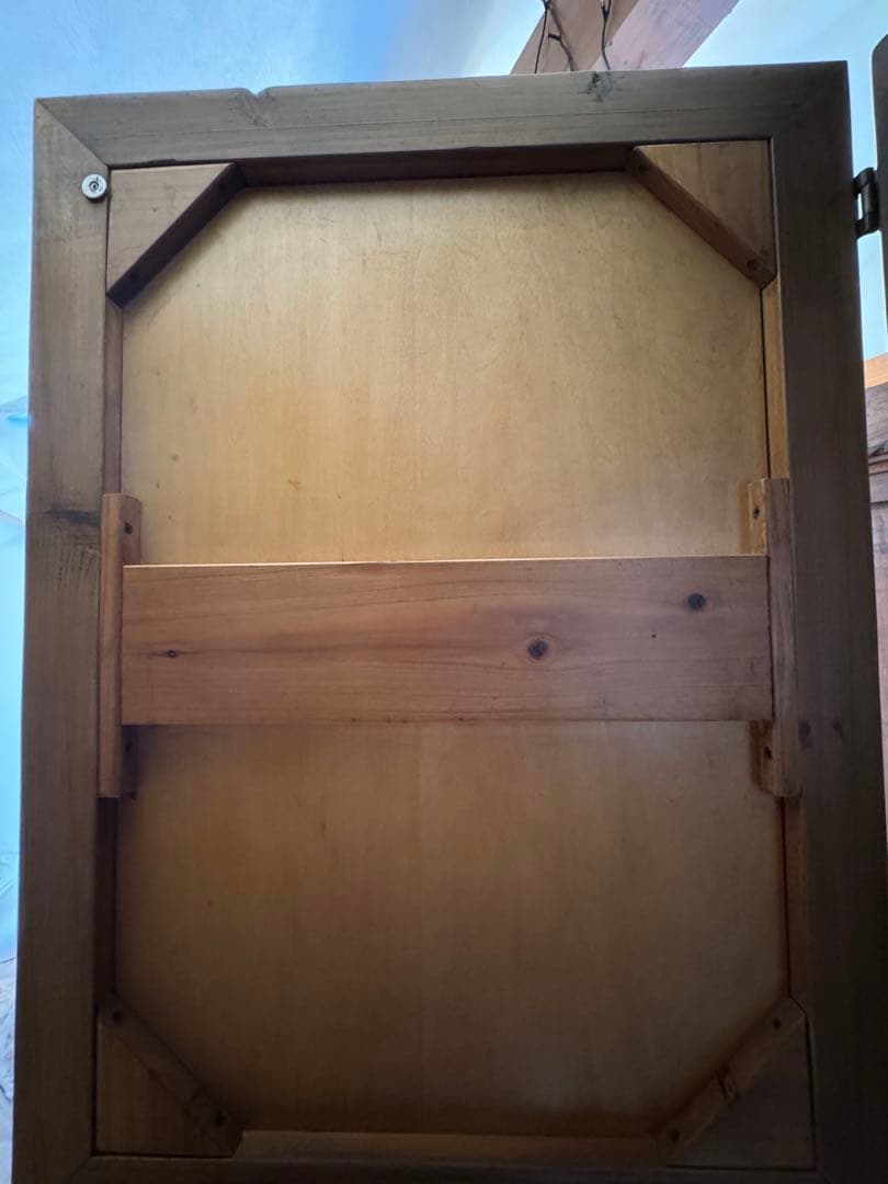 old ashiba 古材　ミラー　収納　鏡　ヴィンテージ