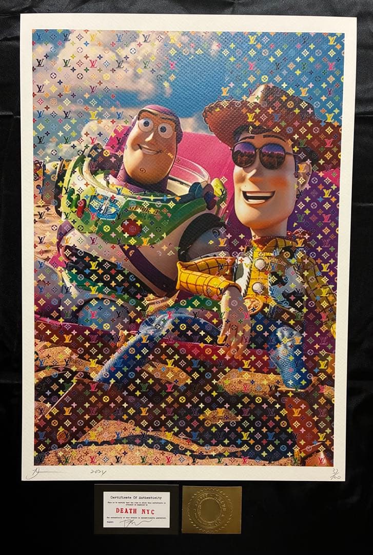 世界限定100枚 DEATH NYC アート ポスター ts01