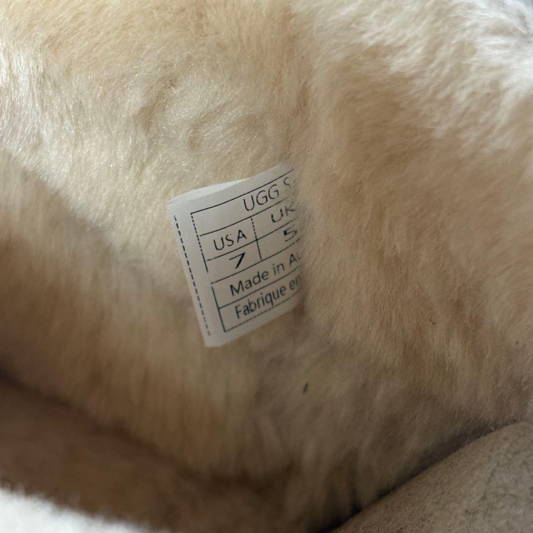 UGG アグ クラシックウルトラミニプラットフォームブーツ 24cm ムートン