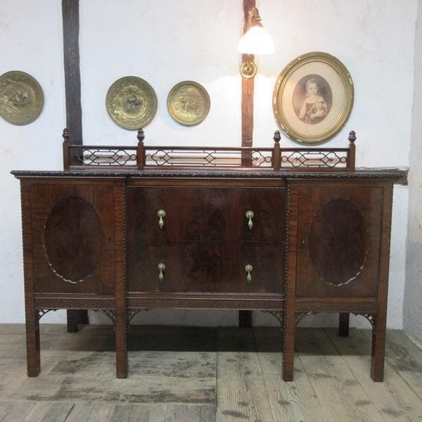 イギリス アンティーク 家具 サイドボード キャビネット 什器 英国 6561c