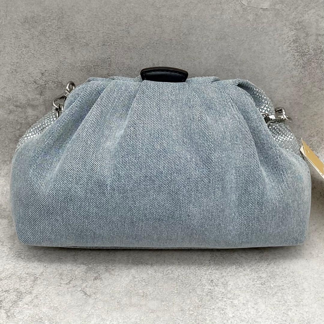 未使用タグ付 マイケルコース 3wayバッグ NOLA デニム ラインストーン