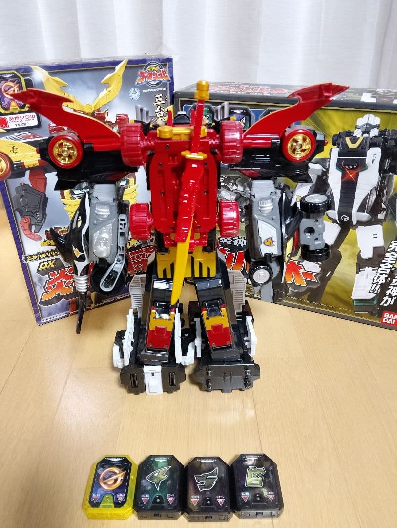 DX炎神大将軍　と　DXガンバルオーブラックバージョン　セット