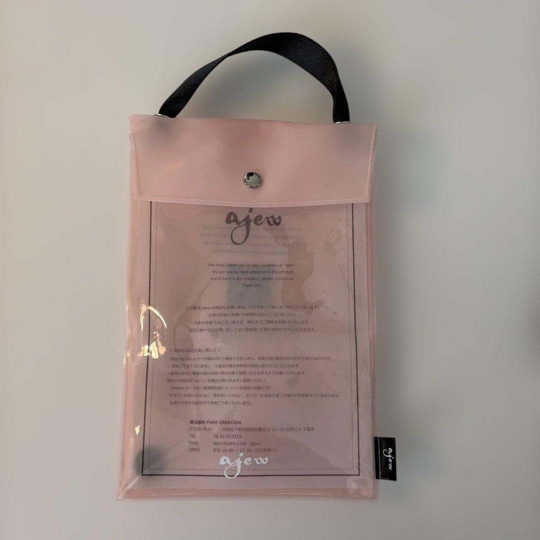 新品未使用　ajew ブラックレザー iPhone air ケース