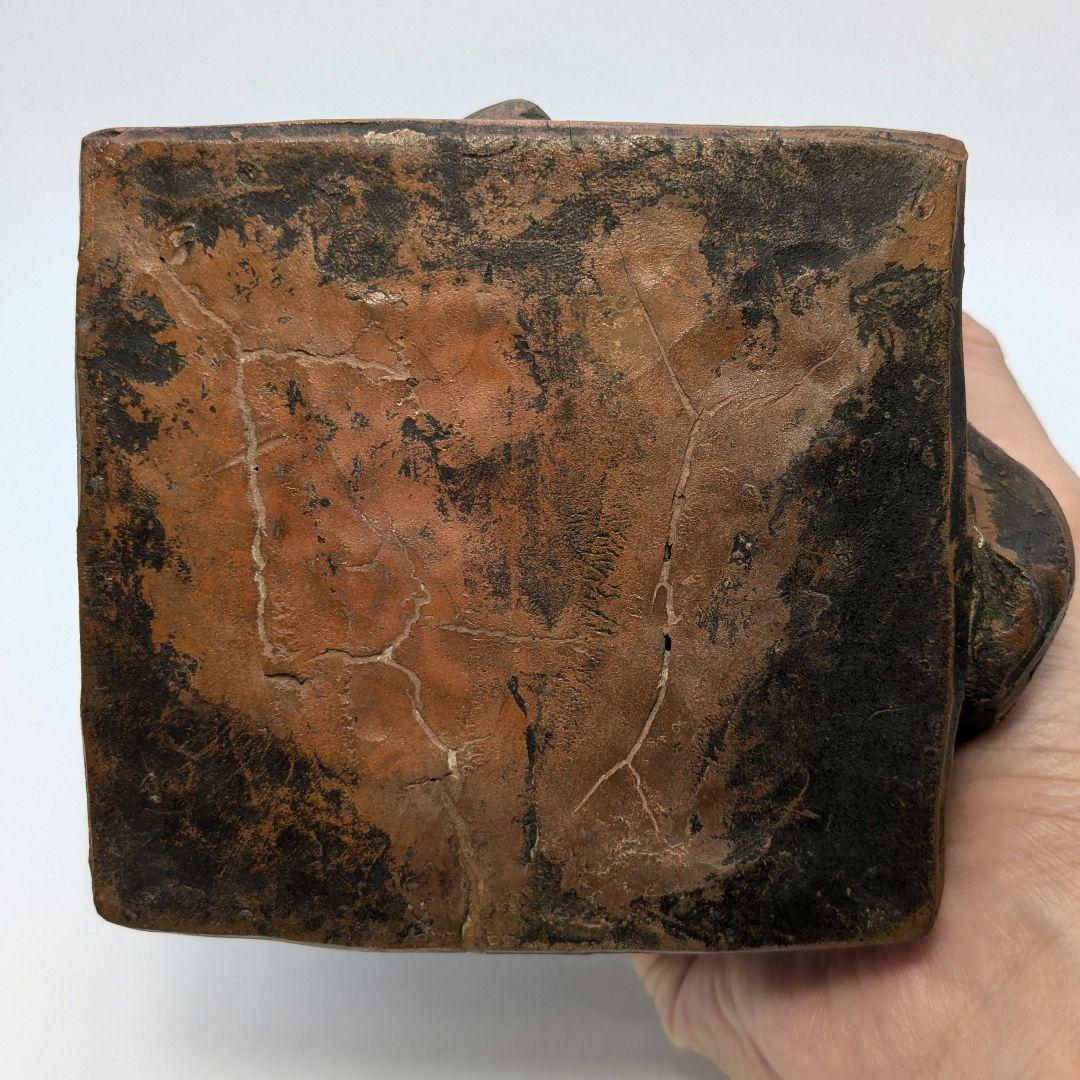 【直しあり】春水 備前焼 女人像 合箱 陶器人形 置物 陶像 希少 レア 骨董品