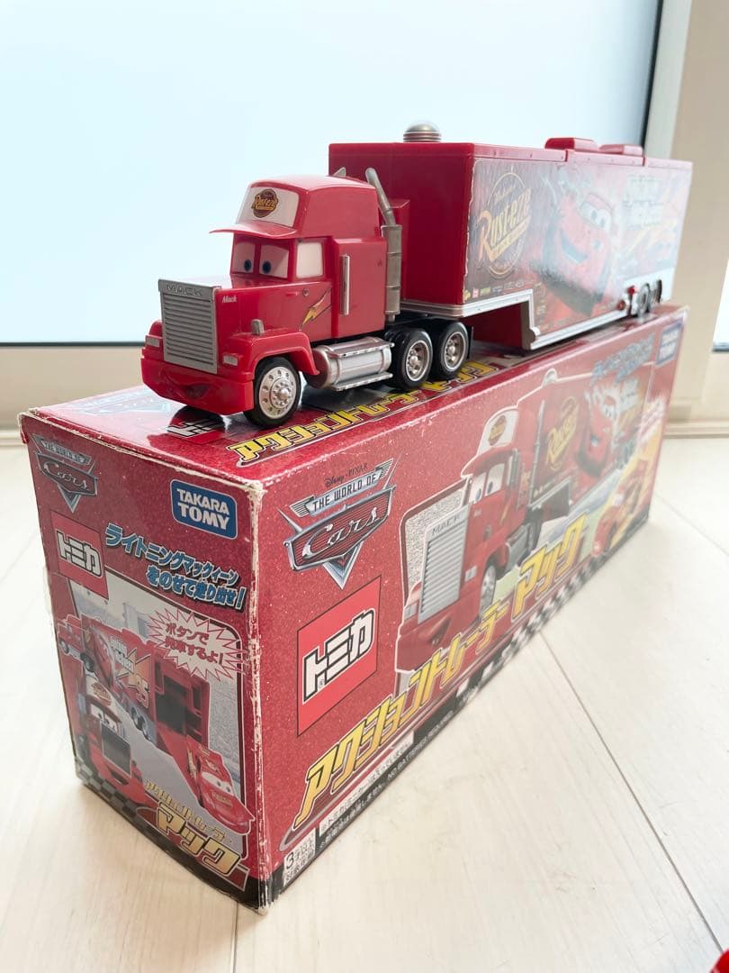 トミカ カーズ マック2台、マックィーン ポップコーンバケット2台、ハドソン1台