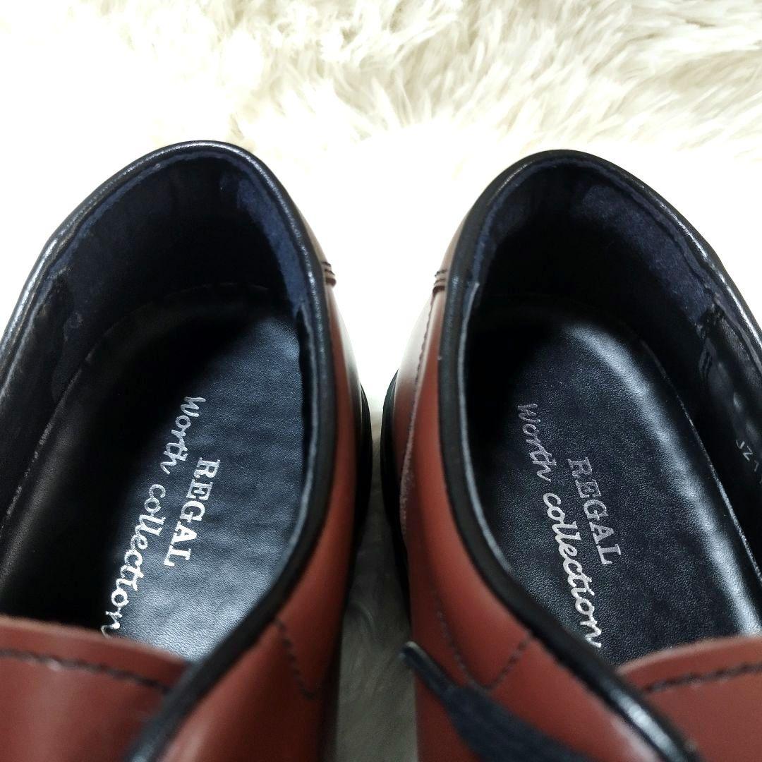 【未使用級】REGAL リーガル チロリアンシューズ レザーシューズ 本革