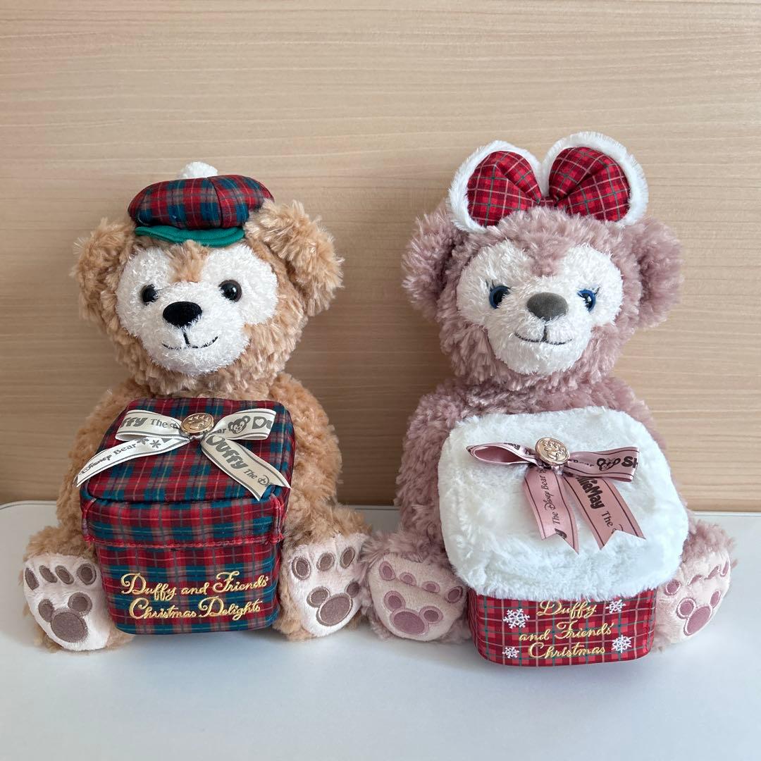 ダッフィー　シェリーメイ　クリスマス　ギフトボックス　ぬいぐるみ