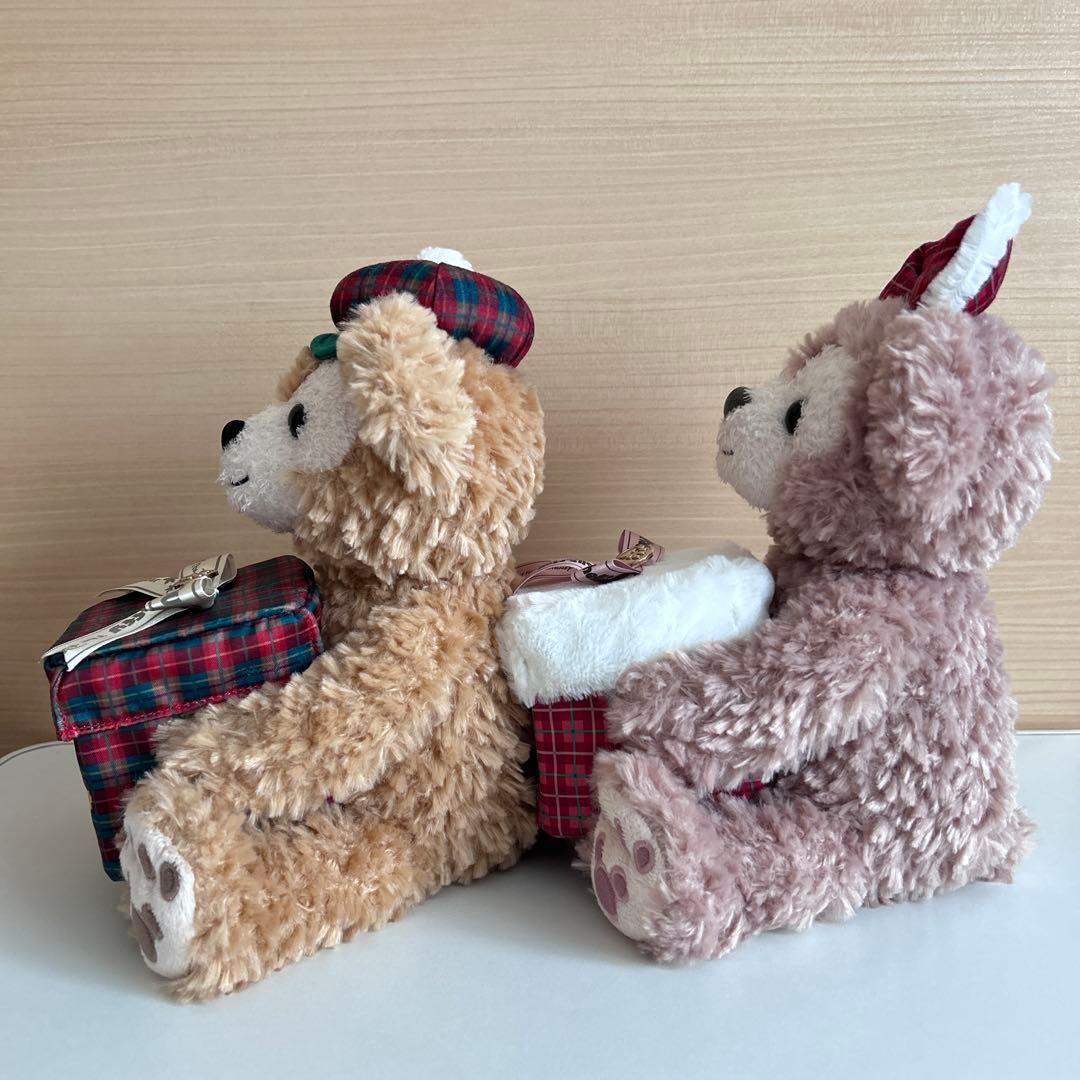 ダッフィー　シェリーメイ　クリスマス　ギフトボックス　ぬいぐるみ