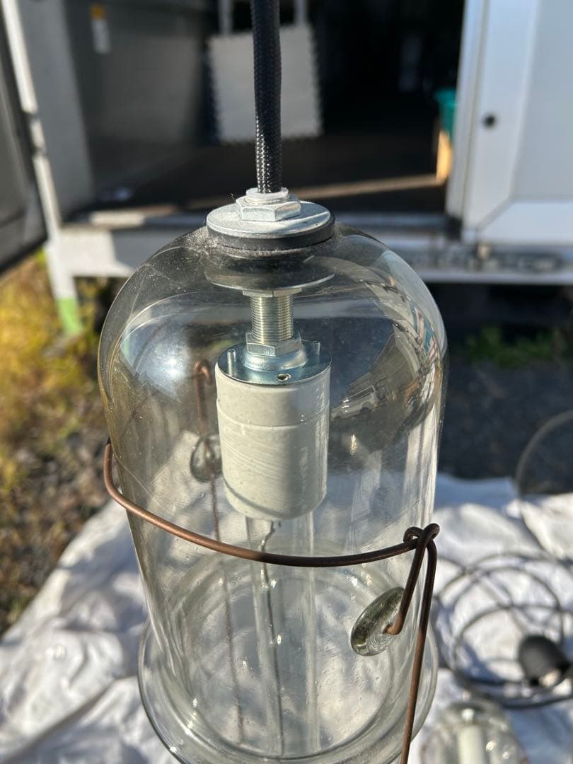 ピーター・アイビー　ライトカプセル　L クリアガラス ペンダントライト セット