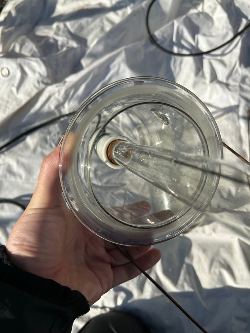 ピーター・アイビー　ライトカプセル　L クリアガラス ペンダントライト セット