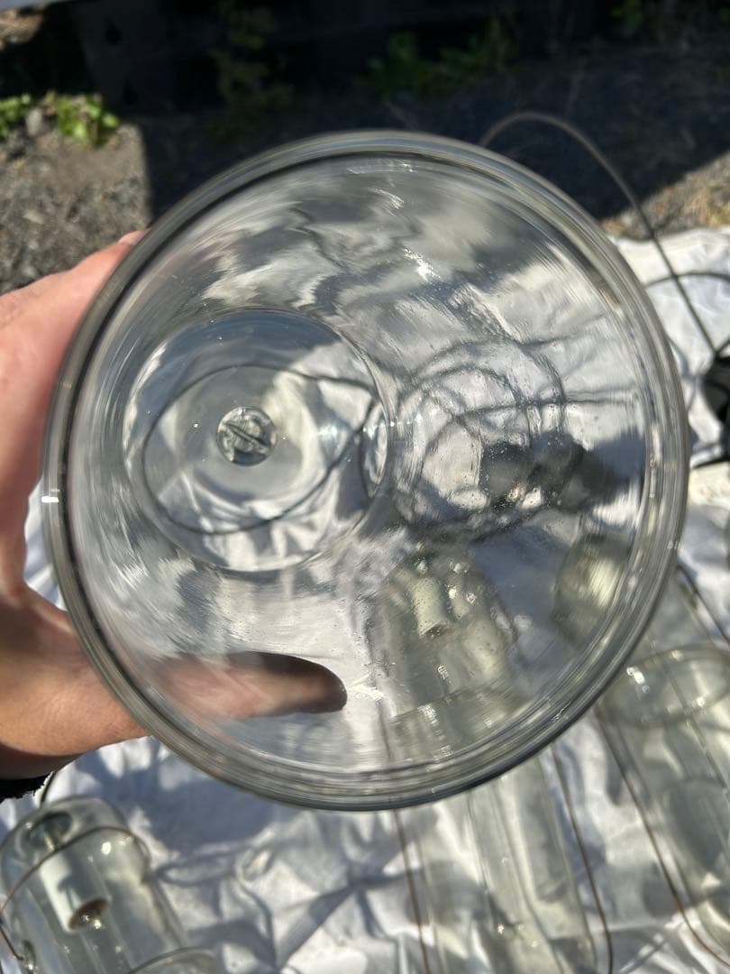 ピーター・アイビー　ライトカプセル　L クリアガラス ペンダントライト セット