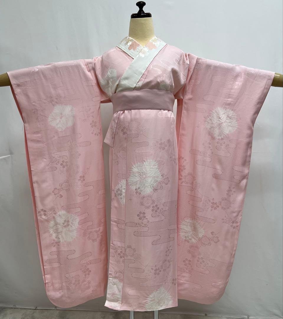 振り袖　フルセット　別誂長襦袢付　成人式　 金彩加工　刺繍入り　辻ヶ花 622