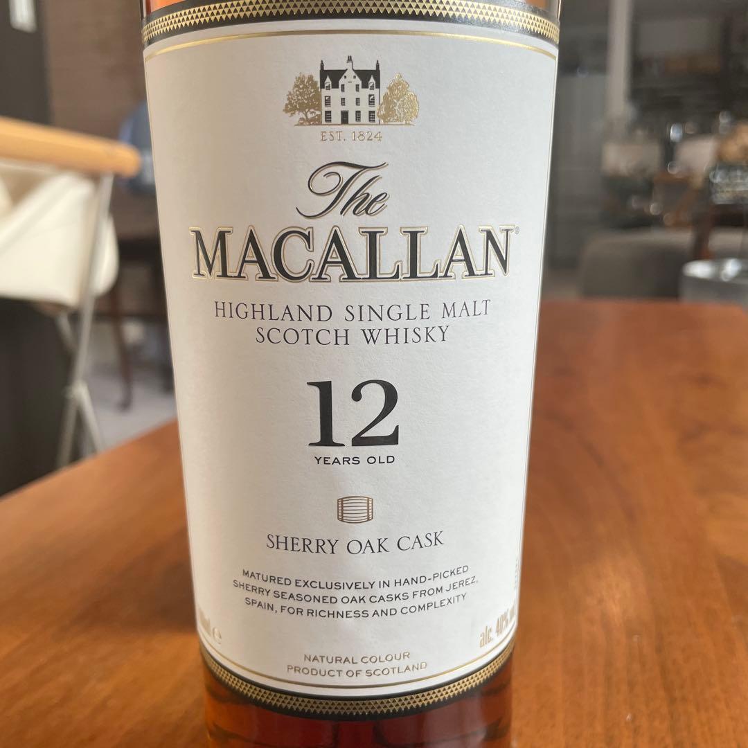 ウイスキー The Macallan 12Years Old Sherry Oak Cask