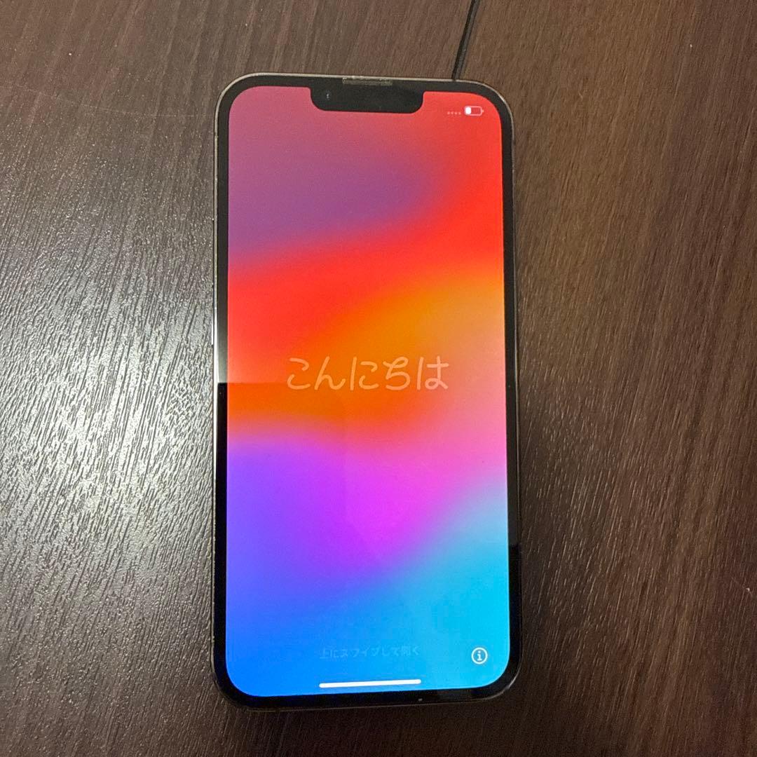 スマートフォン本体 ブラック 画面に傷あり