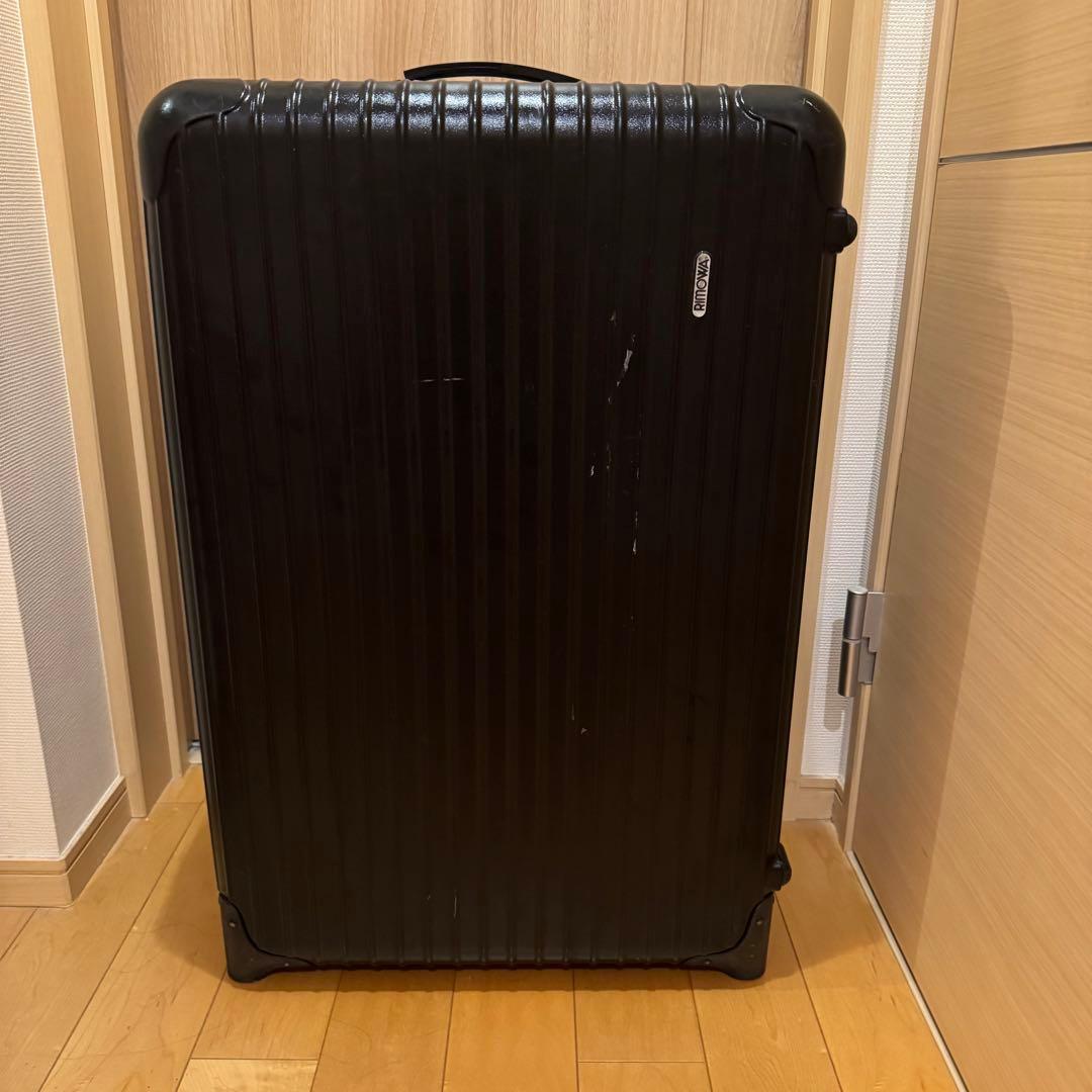 人気RIMOWA SALSA TROLLY 82 ブラック　TASロック2輪