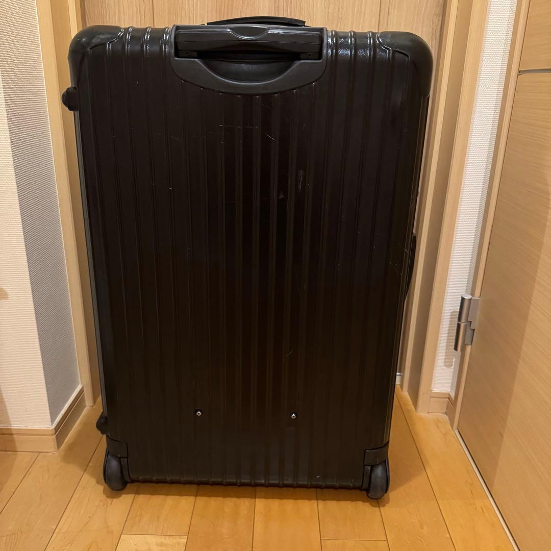 人気RIMOWA SALSA TROLLY 82 ブラック　TASロック2輪