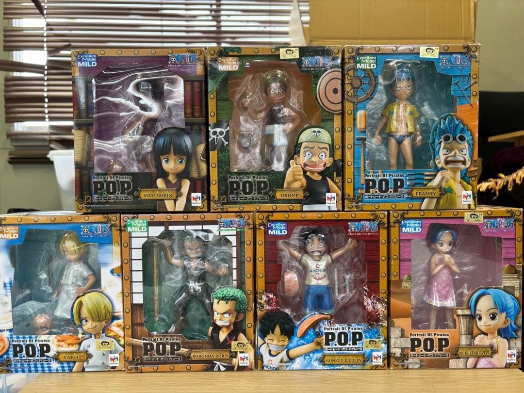 ワンピース ポートレートオブパイレーツ フィギュアセット