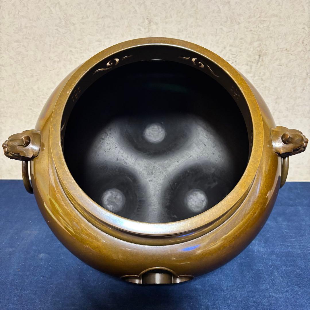 人間国宝高橋敬典/風炉/茶釜/電熱器/唐銅鬼面風炉/野々田製電熱器/敷板/茶道具