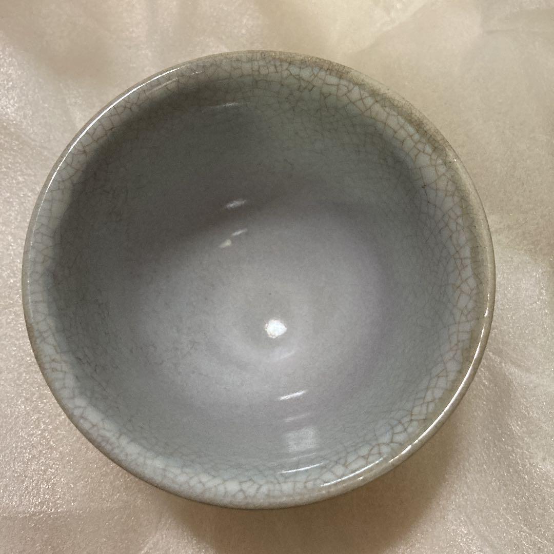 伝統工芸・荻焼椿窯・天鵬山廣瀬淡雅・汲出揃天鵬山造・５客木箱入り・未使用品